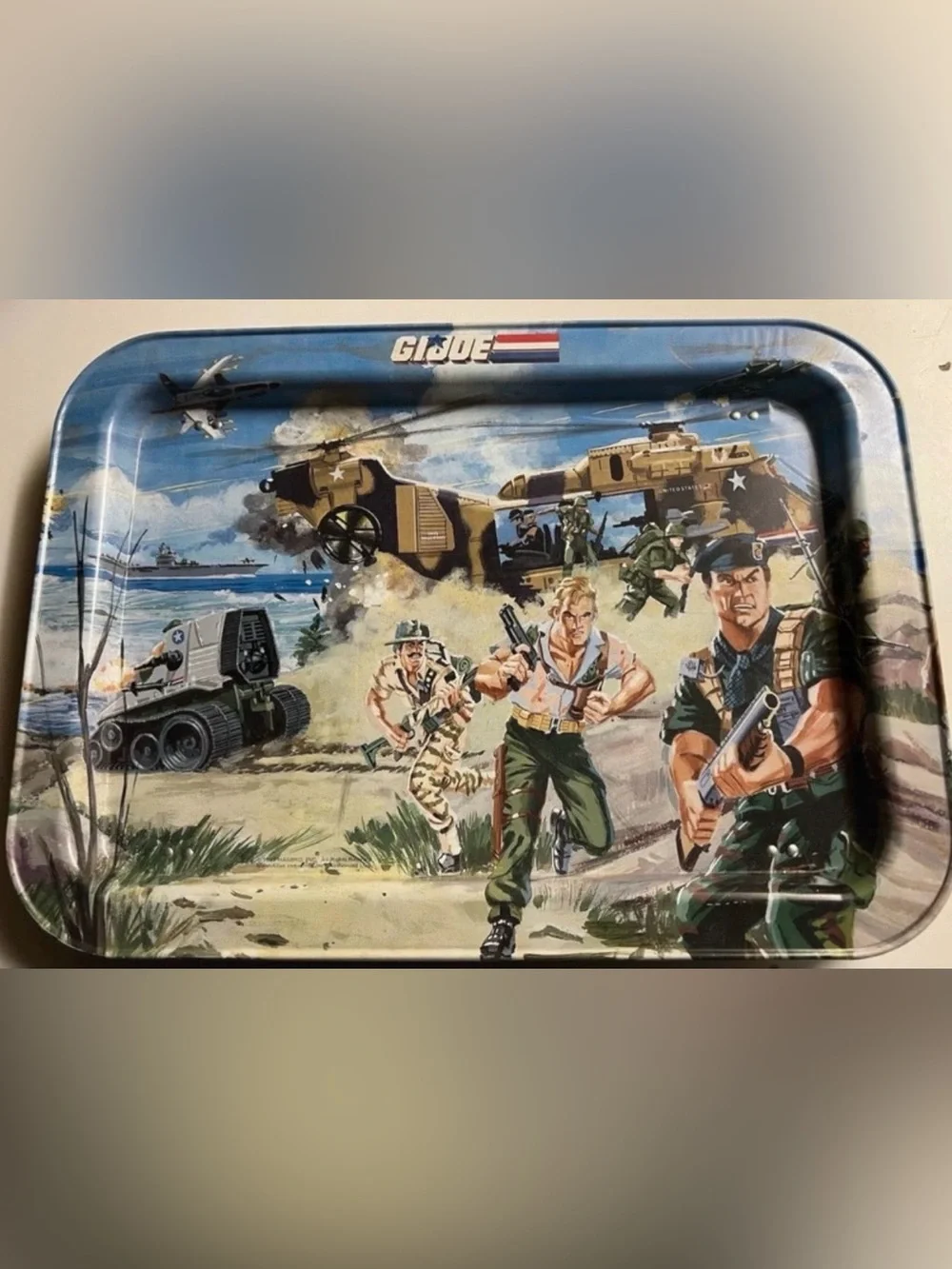 1987 Vintage Hasbro GI Joe Dinner/ Snack Trays (Set Of 2)